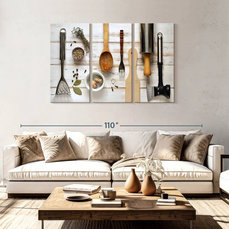 Senne Rustic Kitchenware, 48" H x 74" W