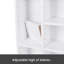 113.8cm H Media Shelves