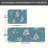 Classic Striped Design, Kitchen Mats 2 Count