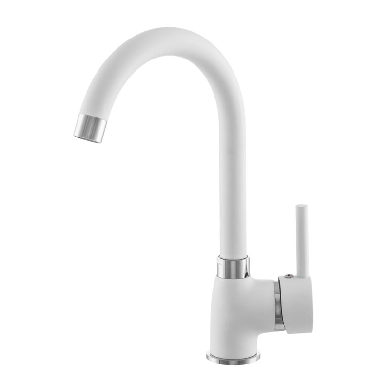 Fairmont Park Miss Kitchen Faucet, White