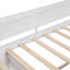 Lit de jour simple blanc avec tiroirs et tablettes fonctionnels pour un espace au fini gracieux-651983751-651983753
