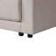 Canapé modulaire de 124 po avec console de rangement et repose-pieds mobile, siège de 33 po de large, canapé en chenille en L de 4 places, canapé confortable réversible avec chargeur USB pour le salon, un appartement-114346503