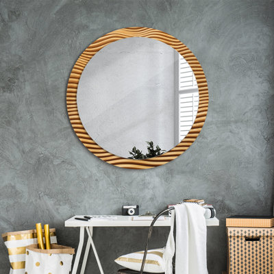 Huldar Glass Flat Wall Mirror