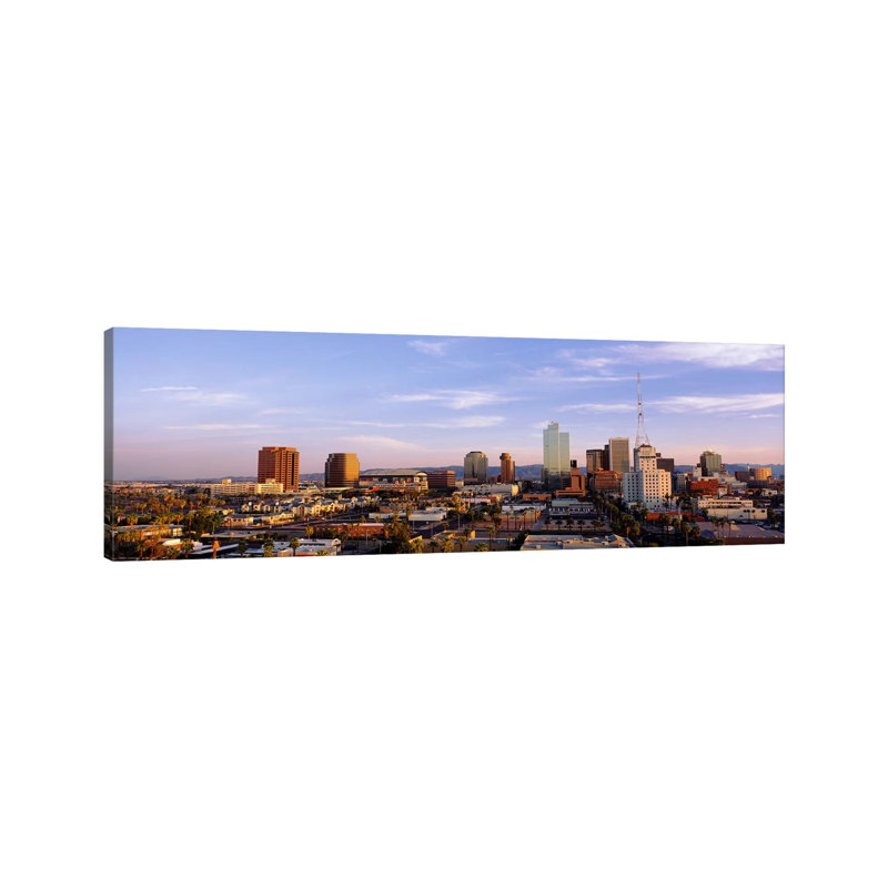 Downtown Skyline, Phoenix, Arizona, Maricopa County, USA - Wrapped Canvas Panoramic Print