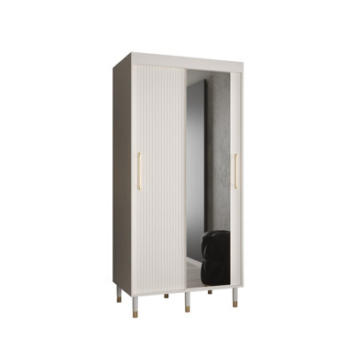 Allyza 2 Door Manufactured Wood Wardrobe