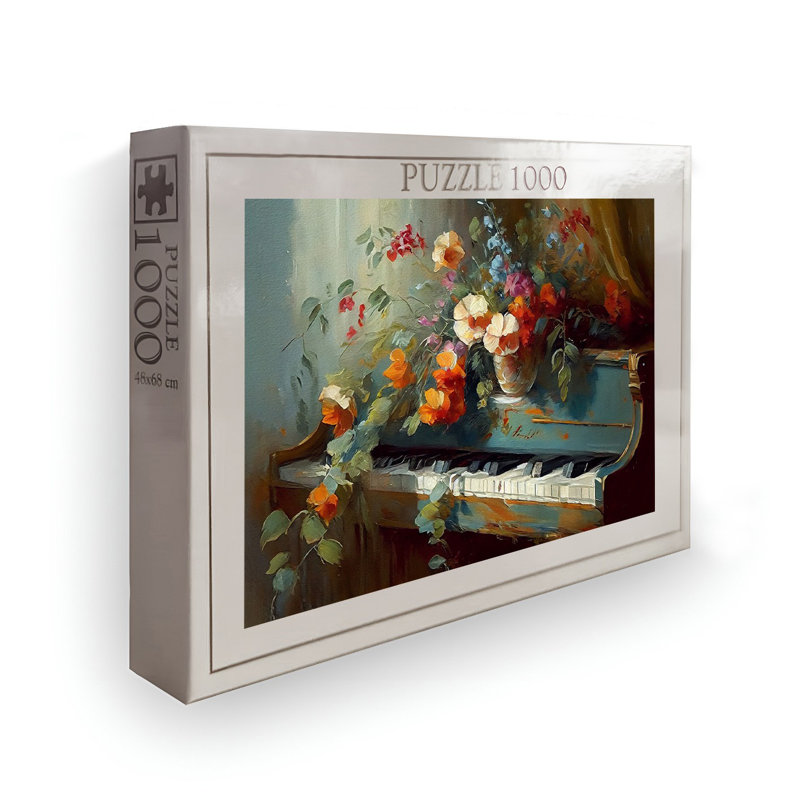 Casse-tête 1000 pièces, 26,8 po x 18,9 po | Conception 100% carton de haute qualité et éclatante | Parfait pour le plaisir en famille, le soulagement du stress et les jeux éducatifs | Cadeau pour adultes et enfants | Dimensions de la boîte: 13,2 po x 9,1 po x 2,0 po
