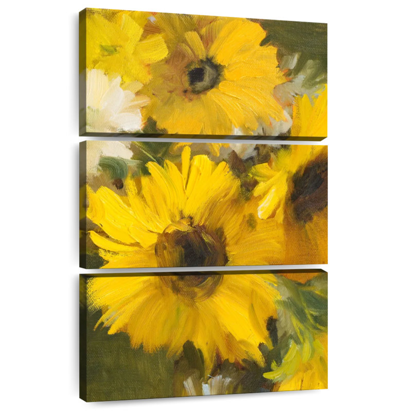 Harnek Bright Yellow Sunflowers