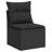  Garden Sofa Set Black