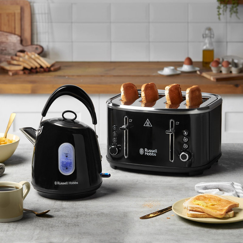 Russell Hobbs Stylevia Kettle Sage , Black
