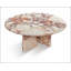 Table basse en marbre naturel avec surface polie, pierre véritable pour décoration de salon élégante, 70 x 32 cm-133420027