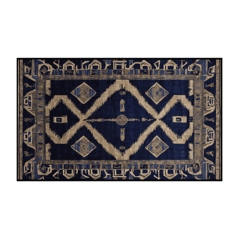 Machine Washable Gray Area Rug, Rectangle 2' x 3'