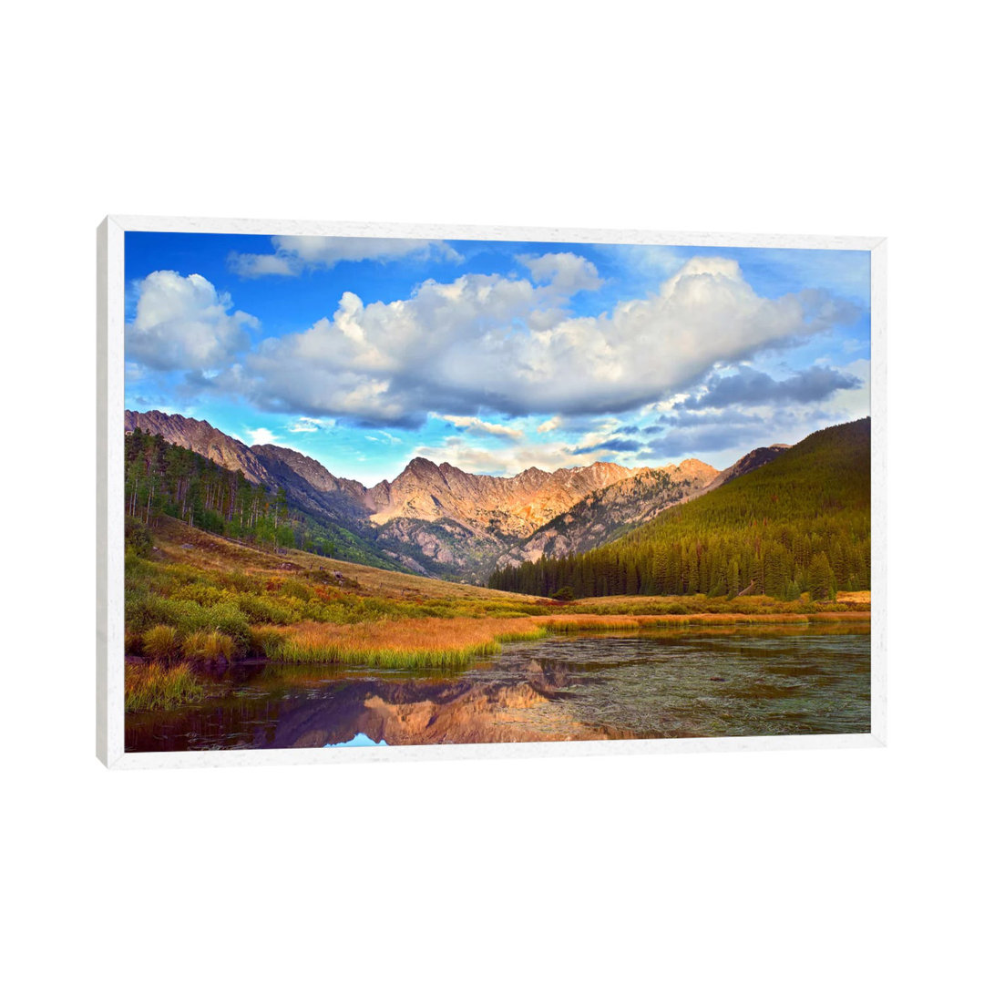 Mt Powell And Piney Lake, Colorado III von Tim Fitzharris - Galerie-umwickelte Leinwand Giclée auf Leinwand