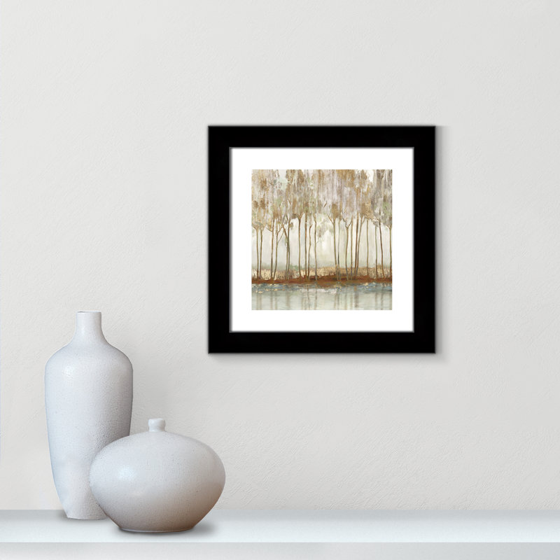 «Lynn Peak I» par Allison Pearce, H 18,5 po x l 18,5 po x P 1,25 po, Encadrement avec passe-partout noir