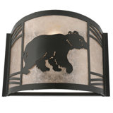 Happy Bear On The Loose 1 - Light Flush Mounted Sconce