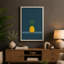 Geometric Pineapple Minimalist 1 Piece Wrapped Canvas Wall Art-932660780-932660946