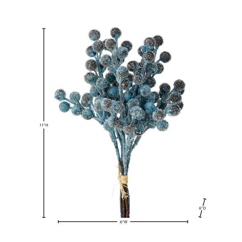 Ensemble de baies scintillantes 11 po , Blue
