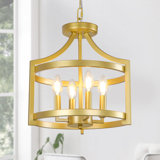 Aonesty 4-Light Lantern Chandelier