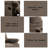 Light Brown Woven Fabric Motion Recliner-1162794917