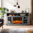 Anias TV Stand For TVs Up To 70" With Electric Fireplace Included-1990700109