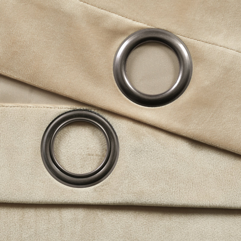 Room Darkening Curtain Pair, 96.5cm W x 213cm L, Wheat