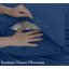 Literie RUVANTI 5 pièces en flanelle 100 % coton, format King séparé, chaude, douce et respirante, à poches profondes, doublement brossée, confortable en toutes saisons, bleu foncé-135290092-135290110
