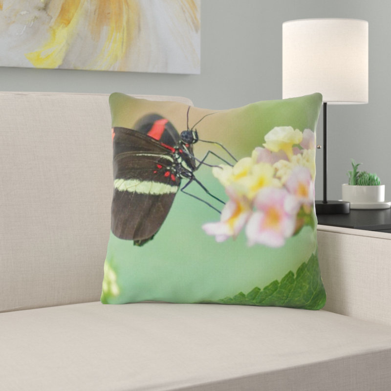 Coussin décoratif papillon