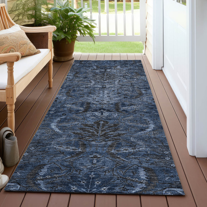 Segin Area Rug with Non-Slip Backing, Runner 2'3" x 7'6"