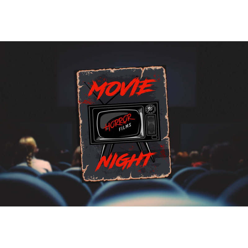Entertainment Wall Decor on Metal, 25cm H x 20cm W