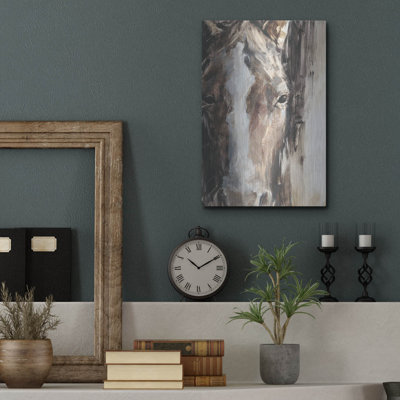 'Cropped Equine Study 2' by Ethan Harper Metal Wall Art