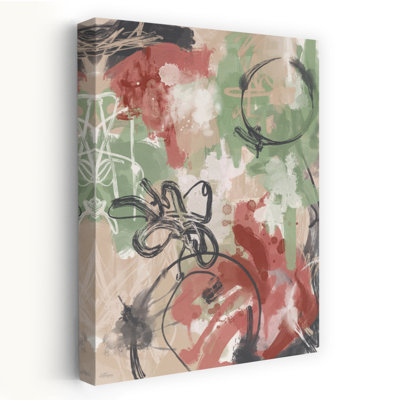 Unseen Emotions - Contemporary  Modern Farmhouse Abstract Expressionism Chaotic Brush Strokes Mixed Media Appearance Art