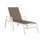 Vida Outdoor Aluminum Chaise Lounge With Sling Fabric