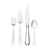 Fairfax 4 Piece Sterling silver Flatware Set, Service for 1