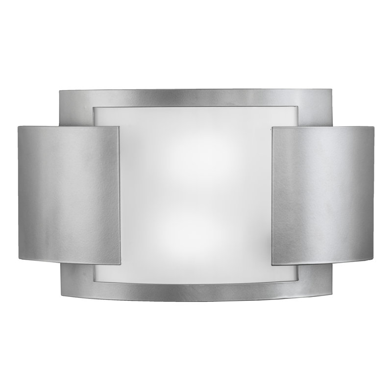 2 - Light Flush Mounted Sconce