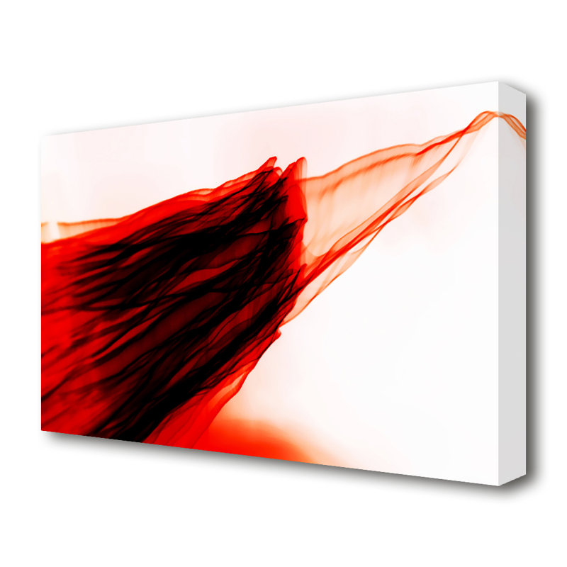 Red Passing Through - Wrapped Canvas Print, 101.6 cm H x 142.2 cm W