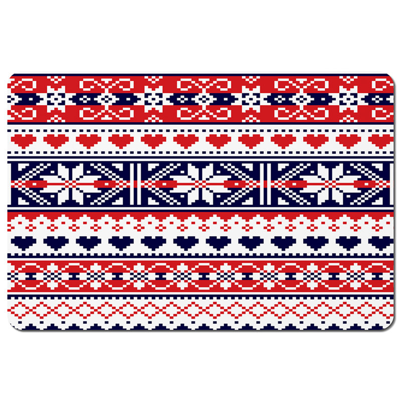 Frank Wood/Bamboo, Polyester Geometric Rectangle Placemat