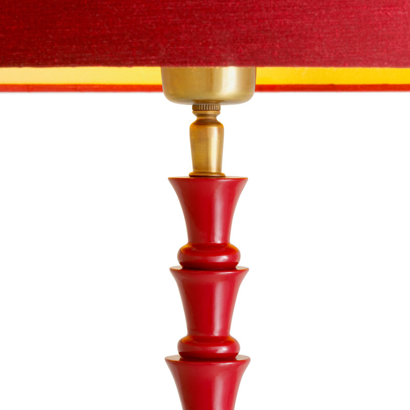 Floor Lamp, Bordeaux Red, Bordeaux Red