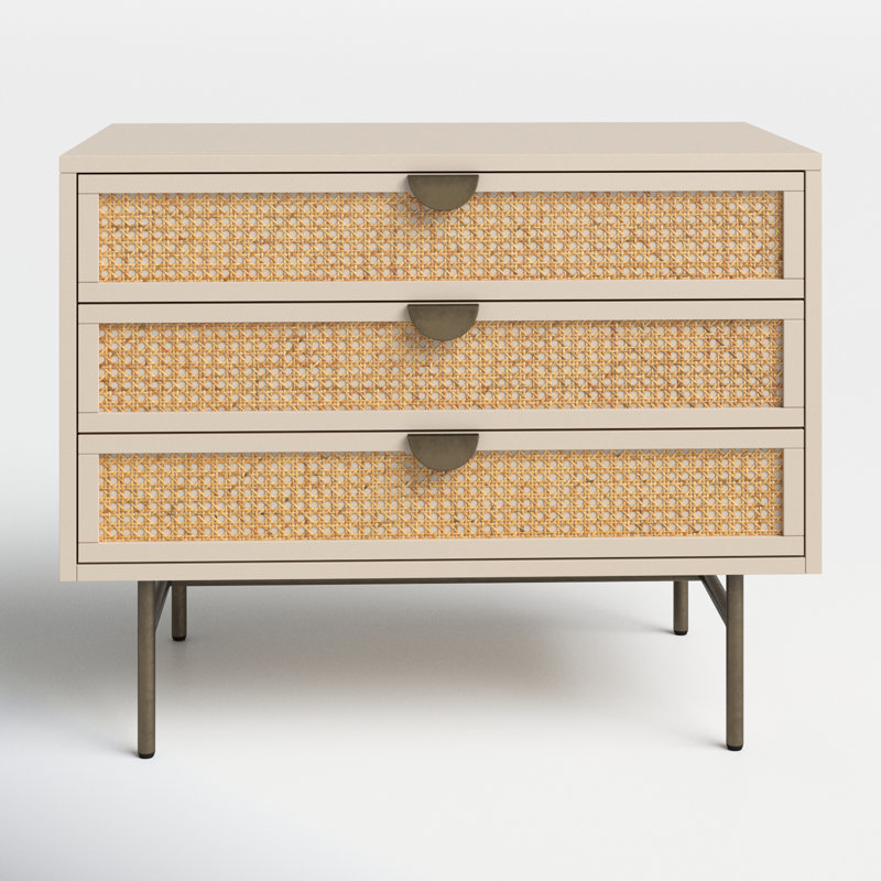 Brooks Large 32" Nightstand - Matte Alabaster