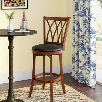 Galena Swivel Upholstered Counter Stool