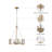 6-Light Dimmable Chandelier with Adjustable Length