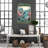 Mermaid In A Glass Mermaid Lounge 1 Piece Rectangle Graphic Art Print On Wrapped Canvas-536687710