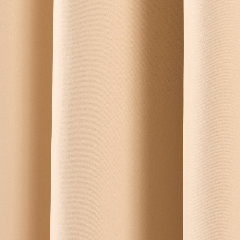 Rideau en polyester Lympsham, Beige, L 40 po x L 84 po