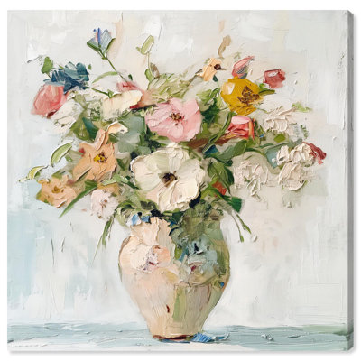 Art floral sur toile Petal Keeper Farmhouse par Art Remedy