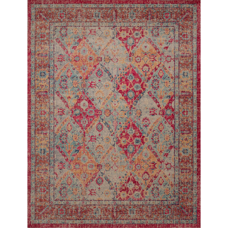 Shantae Oriental Indoor Rug, Rectangle 5'3" x 7'6"