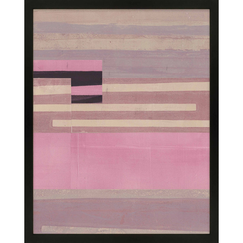 Summer by Driftway Studio - Framed Wall Art, Black Framed Paper, 20" H x 16" W