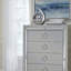 Commode argentée CHLOE GEMSTONE