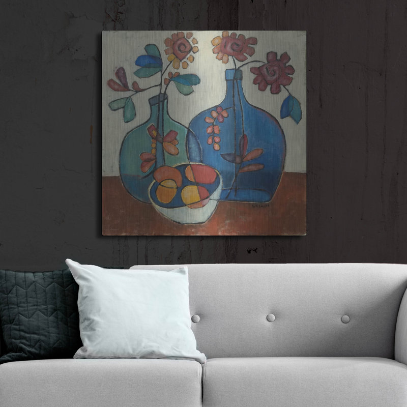 "Fleurs danoises modernes" par Holly Wojhan, H 36 po x l 36 po