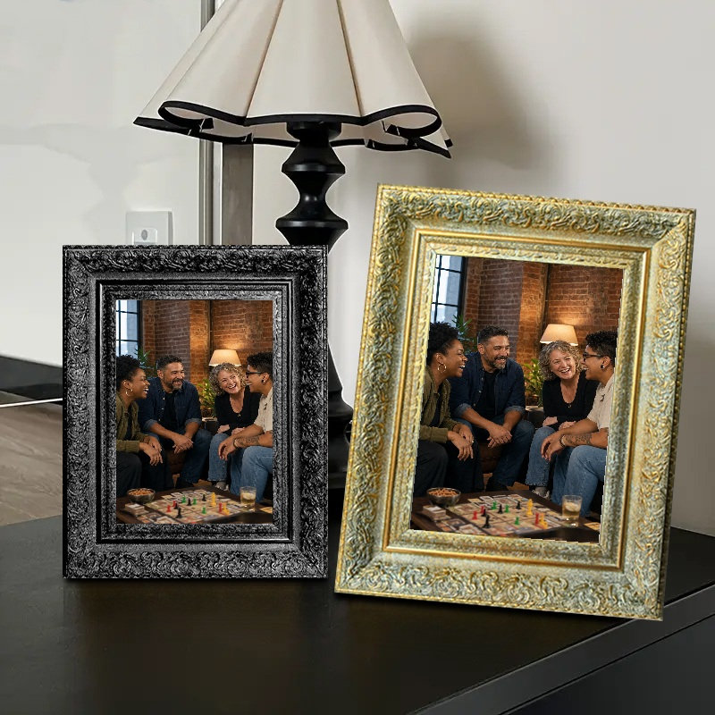 Cadre photo 3 pièces 11 "x 14" avec plexiglas en or antique, Antique Gold, 3, 11" W x 14" H
