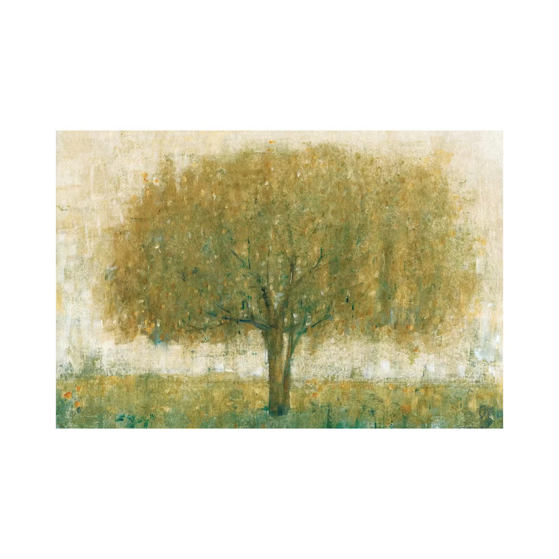 Summer Day Tree II by Tim OToole - Wrapped Canvas Painting, 20.32 cm H x 30.48 cm W