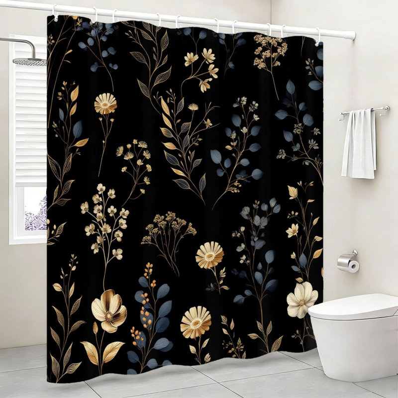 Rideau de douche Dark Golden Line