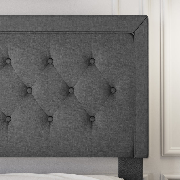 Hegg Tufted Upholstered Platform Bed